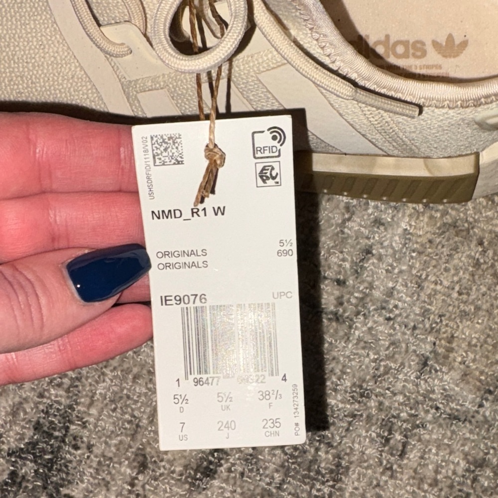 adidas Cream Athletic Shoes - Picture 6 of 8